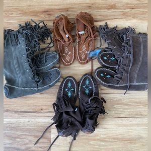 Manitobah Mukluks moccasin bundle sample size 7